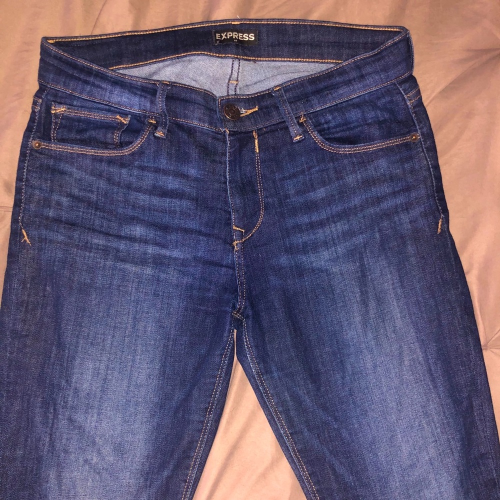 Express high rise skinny jeans